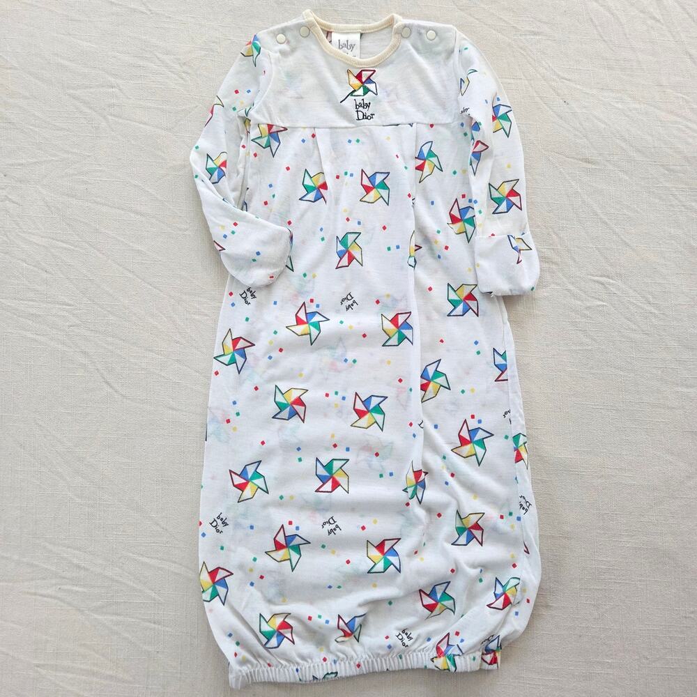 Vintage Baby Dior Pinwheel Sleep Gown 0-6 months